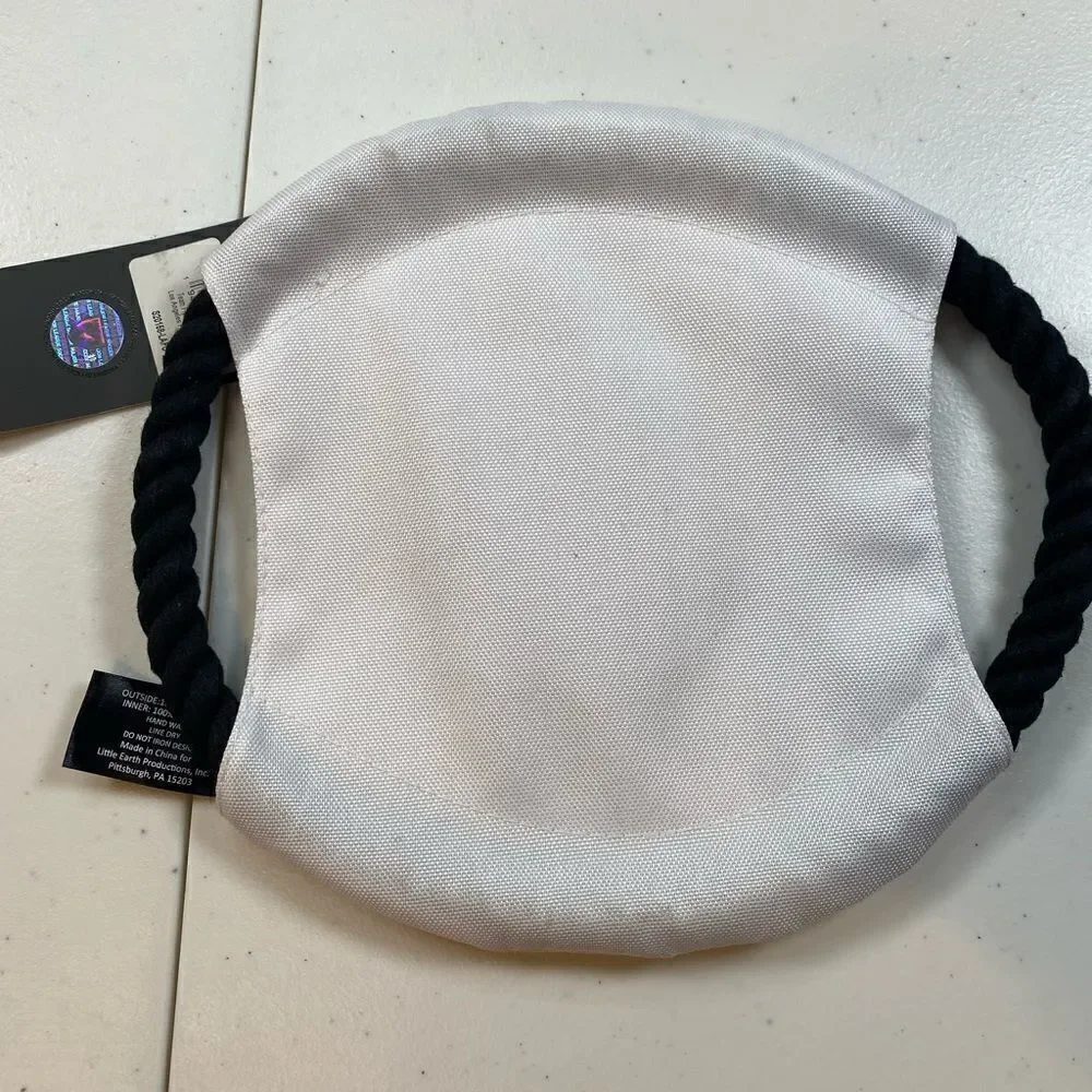 NWT Little Earth White Los Angeles Football Clup Pet Toy Flying Disc